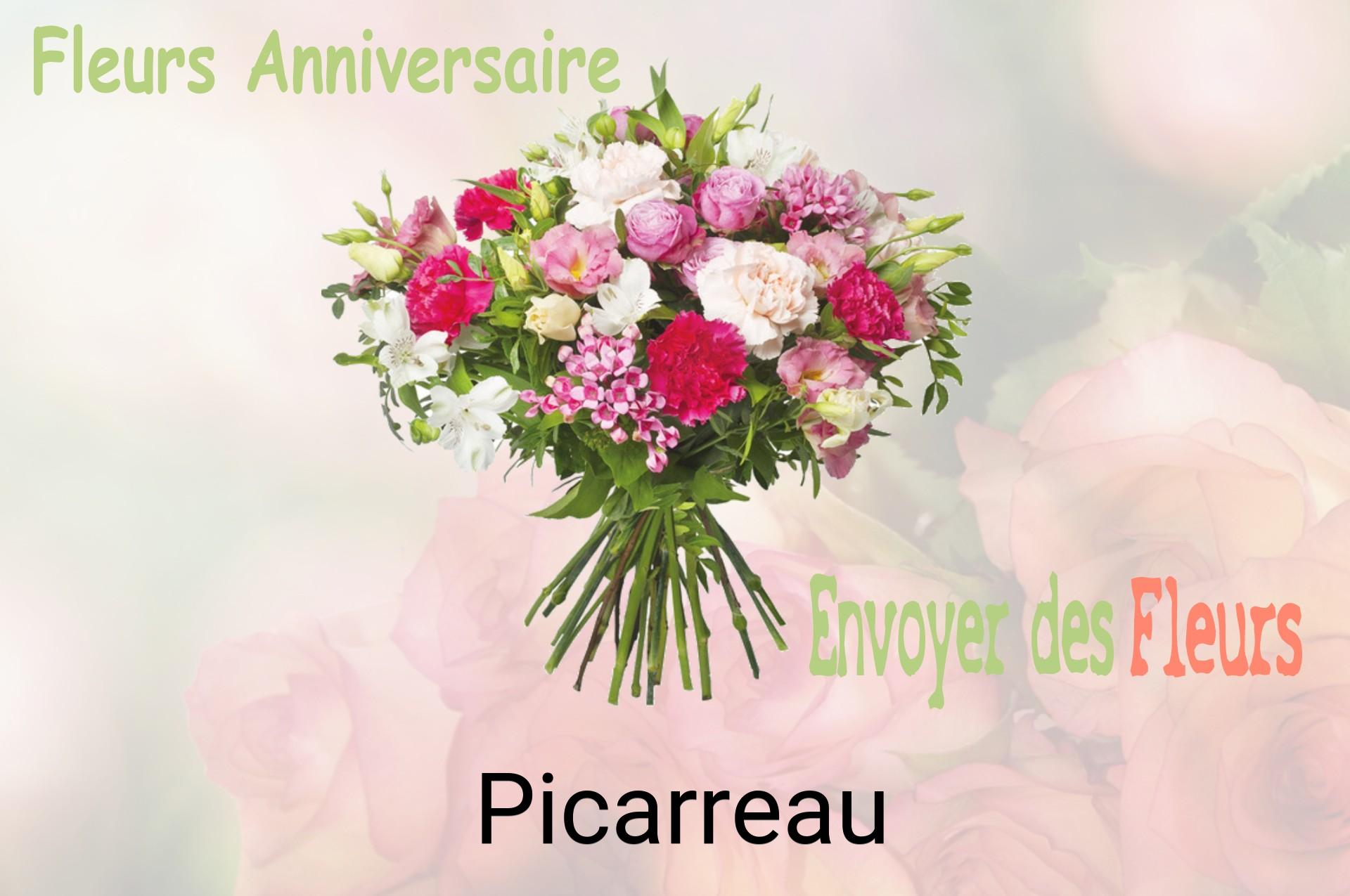 Bouquet de fleurs d’anniversaire livré à Picarreau